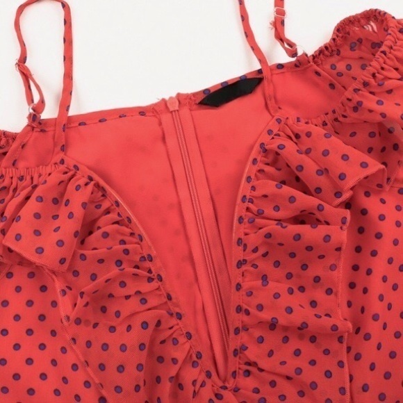 Polka-dots Mini Dress - Picture 2 of 4